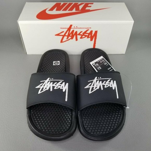 nike x stussy benassi slide